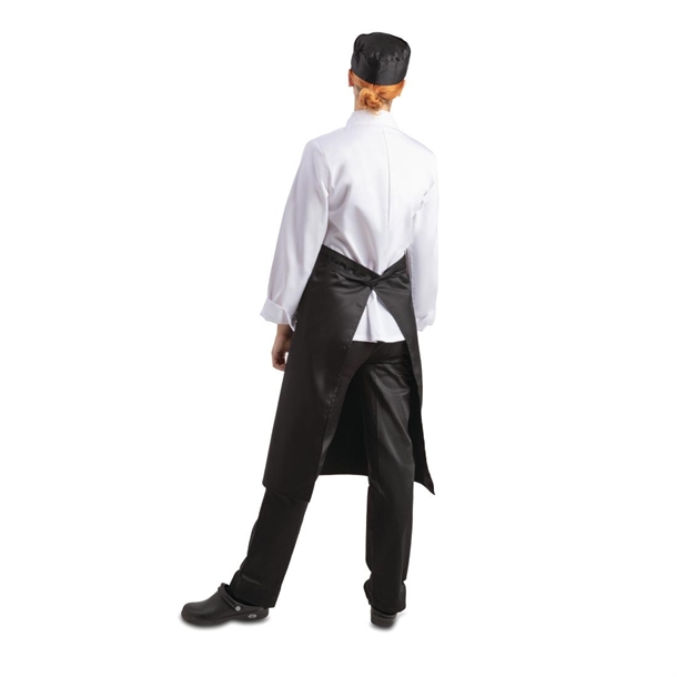 Whites Bistro Apron Polycotton Black with Pocket Whites Bistro Apron Polycotton Black with Pocket