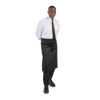 Whites Bistro Apron Polycotton Black with Pocket Whites Bistro Apron Polycotton Black with Pocket