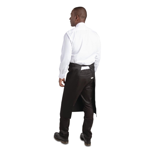Whites Bistro Apron Polycotton Black with Pocket Whites Bistro Apron Polycotton Black with Pocket