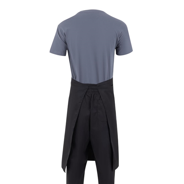 Whites Bistro Apron Polycotton Black with Pocket Whites Bistro Apron Polycotton Black with Pocket