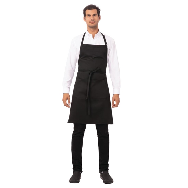 Chef Works Bib Apron Black Chef Works Bib Apron Black