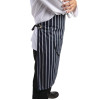 Whites Bib Apron Blue/White Butchers Stripe XL Whites Bib Apron Blue/White Butchers Stripe XL
