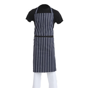 Whites Bib Apron Blue/White Butchers Stripe XL