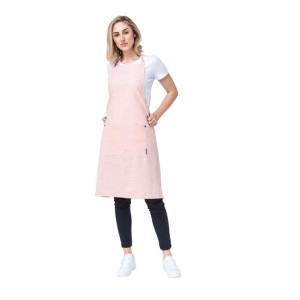 Urbanbar Clementine Linen Bib Apron Blush