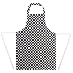 Whites Bib Apron Black/White Check