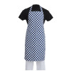 Whites Bib Apron Polycotton Blue/White Check Whites Bib Apron Polycotton Blue/White Check