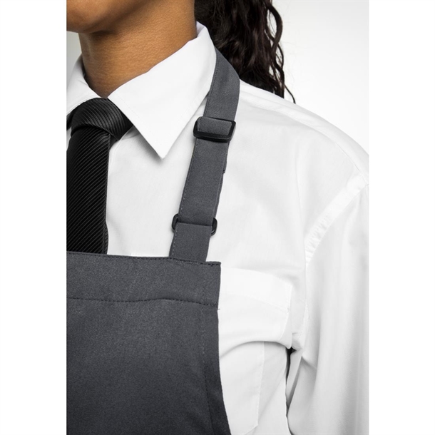 Le Chef Bib Apron Storm Grey