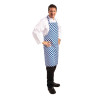 Whites Bib Apron Polycotton Blue/White Check Whites Bib Apron Polycotton Blue/White Check
