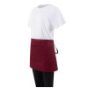 Whites Waist Apron Polycotton Burgundy Whites Waist Apron Polycotton Burgundy