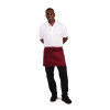 Whites Waist Apron Polycotton Burgundy Whites Waist Apron Polycotton Burgundy