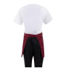 Whites Waist Apron Polycotton Burgundy Whites Waist Apron Polycotton Burgundy