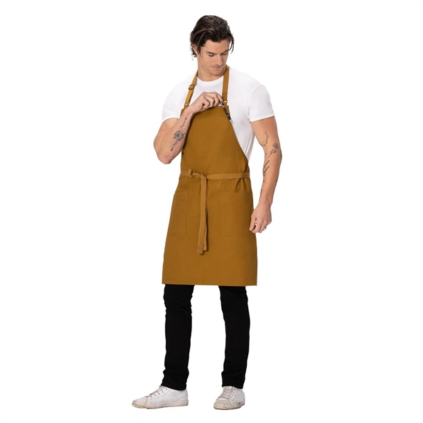 Chef Works Lockharte Bib Apron Mustard Chef Works Lockharte Bib Apron Mustard
