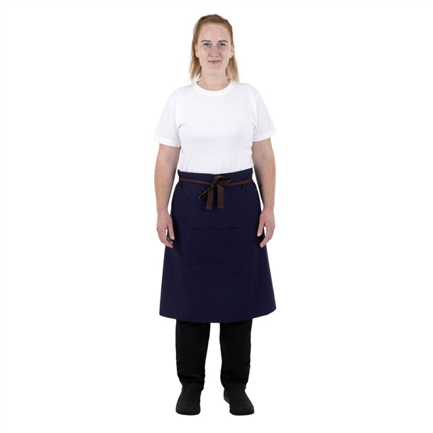 Southside Cotton Canvas Bistro Apron Navy Southside Cotton Canvas Bistro Apron Navy