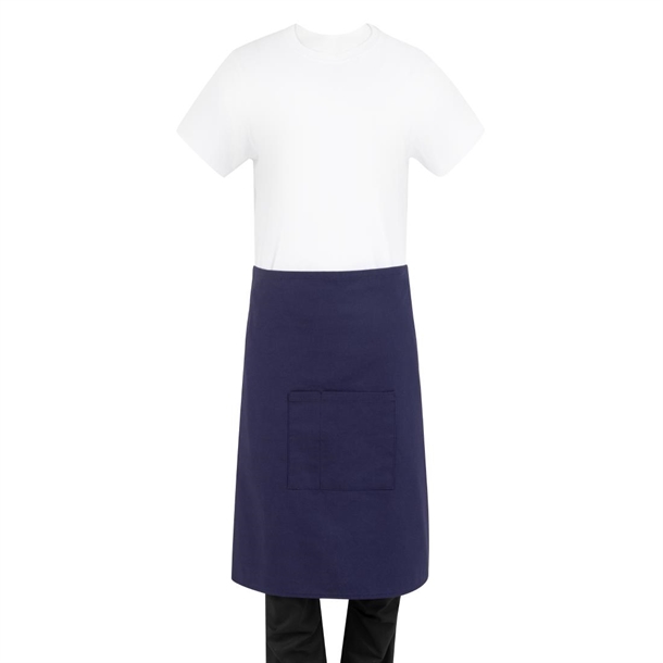 Southside Cotton Canvas Bistro Apron Navy Southside Cotton Canvas Bistro Apron Navy