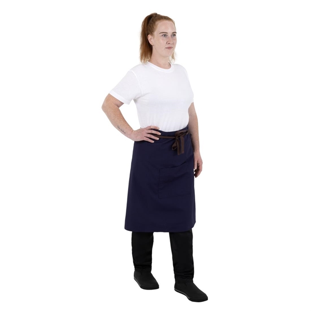 Southside Cotton Canvas Bistro Apron Navy Southside Cotton Canvas Bistro Apron Navy