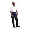 Whites Short Bistro Apron Navy Blue Whites Short Bistro Apron Navy Blue