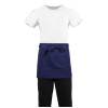 Whites Short Bistro Apron Navy Blue Whites Short Bistro Apron Navy Blue