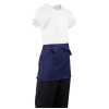 Whites Short Bistro Apron Navy Blue Whites Short Bistro Apron Navy Blue