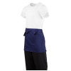 Whites Short Bistro Apron Navy Blue Whites Short Bistro Apron Navy Blue
