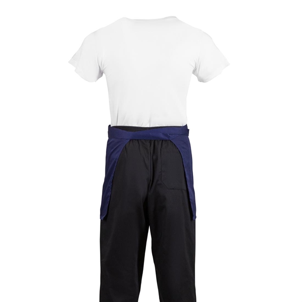 Whites Short Bistro Apron Navy Blue Whites Short Bistro Apron Navy Blue