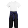 Whites Short Bistro Apron Navy Blue Whites Short Bistro Apron Navy Blue