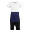 Whites Short Bistro Apron Navy Blue Whites Short Bistro Apron Navy Blue