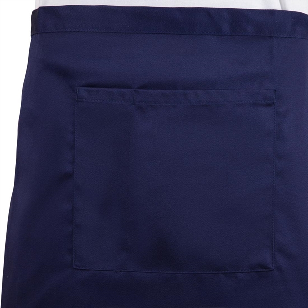 Whites Short Bistro Apron Navy Blue Whites Short Bistro Apron Navy Blue