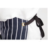 Whites Butchers Stripe Bib Apron with Pocket Blue/White Whites Butchers Stripe Bib Apron with Pocket Blue/White