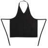 Whites V Neck Service Apron Black