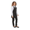 Whites V Neck Service Apron Black