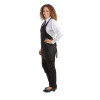 Whites V Neck Service Apron Black