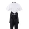 Whites V Neck Service Apron Black