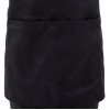 Whites V Neck Service Apron Black
