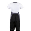 Whites V Neck Service Bib Apron Charcoal