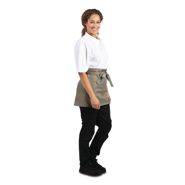 Whites Waist Apron Polycotton Olive Whites Waist Apron Polycotton Olive