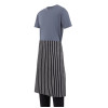 Whites Bistro Apron Black/White Butchers Stripe