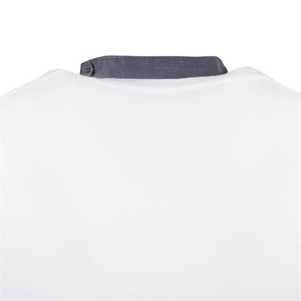 Whites V Neck Service Bib Apron Charcoal