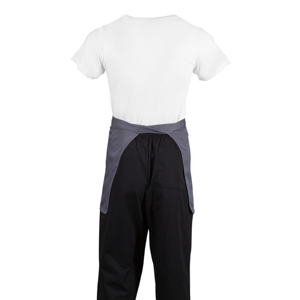 Whites Bistro Apron Polycotton Charcoal