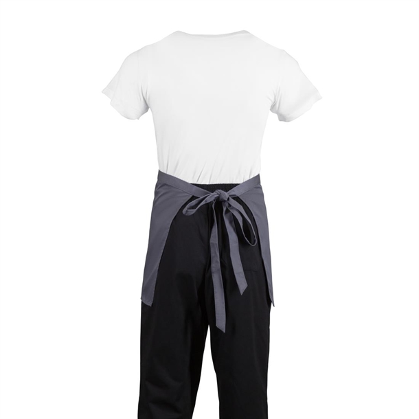 Whites Bistro Apron Polycotton Charcoal