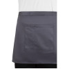 Whites Bistro Apron Polycotton Charcoal