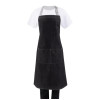 Southside Bib Apron Denim Black with Grey Ties Southside Bib Apron Denim Black with Grey Ties