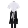 Southside Bib Apron Denim Black with Grey Ties Southside Bib Apron Denim Black with Grey Ties