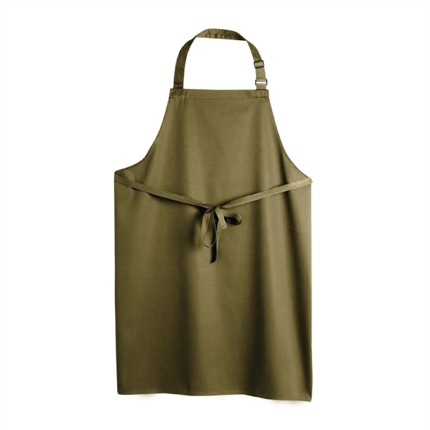 Le Chef Bib Apron Olive
