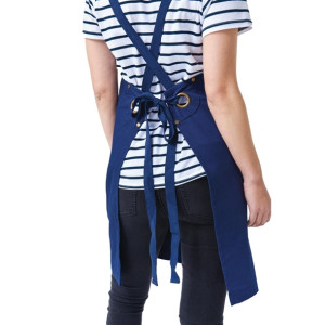 Urbanbar Archie Cotton Canvas Bib Apron Navy Urbanbar Archie Cotton Canvas Bib Apron Navy