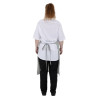 Whites Bib Apron Grey/White Butchers Stripe Whites Bib Apron Grey/White Butchers Stripe