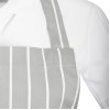 Whites Bib Apron Grey/White Butchers Stripe Whites Bib Apron Grey/White Butchers Stripe