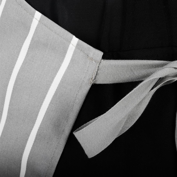 Whites Bib Apron Grey/White Butchers Stripe Whites Bib Apron Grey/White Butchers Stripe