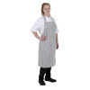 Whites Bib Apron Grey/White Butchers Stripe Whites Bib Apron Grey/White Butchers Stripe