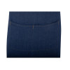 Southside Short Length X-Cross Back Bib Apron Denim Blue with Tan Ties Southside Short Length X-Cross Back Bib Apron Denim Blue with Tan Ties