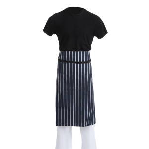 Whites Bistro Apron Blue/White Butchers Stripe